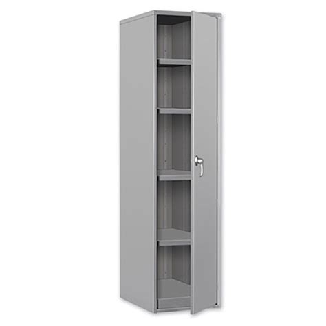 narrow steel storage cabinet|narrow storage cabinets with shelves.